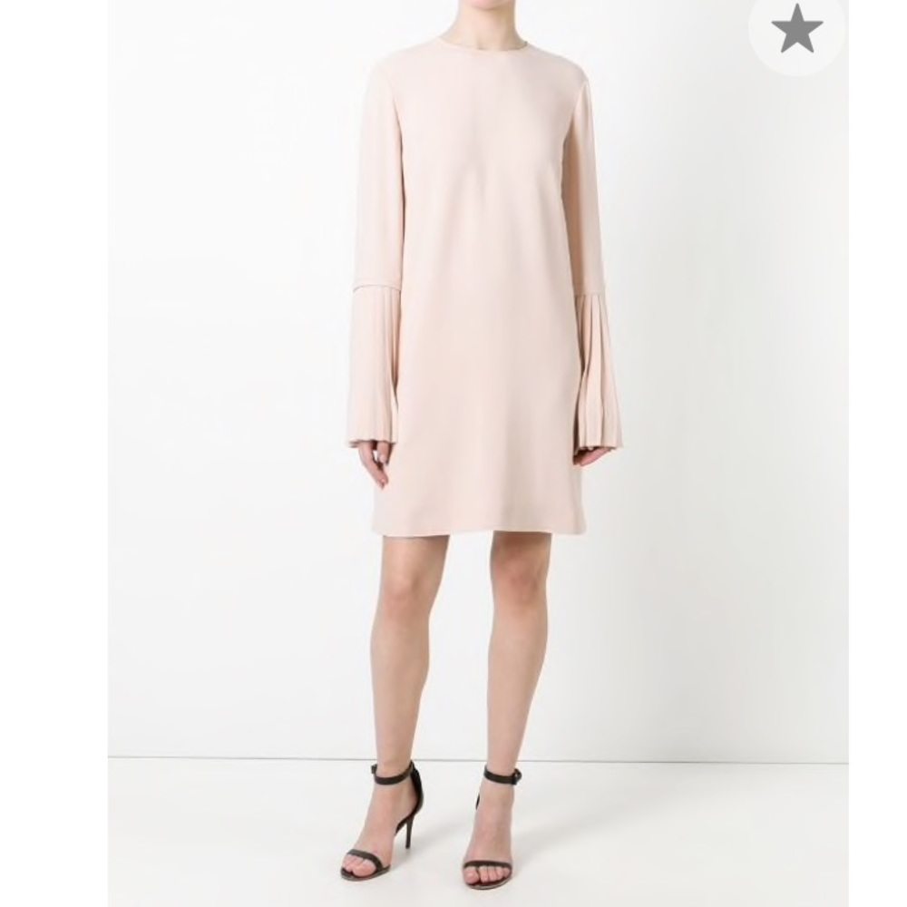 Stella McCartney Pleated Sleeve Shift Dress